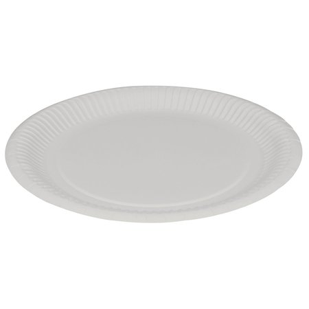 Abena Plates, Round, Clay-Coated Paper, 9 Inch - (200 GSM), Eco-Friendly, Biodegradable & Compostable 132277